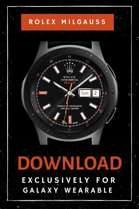 rolex face for galaxy watch 6|rolex samsung watch face.